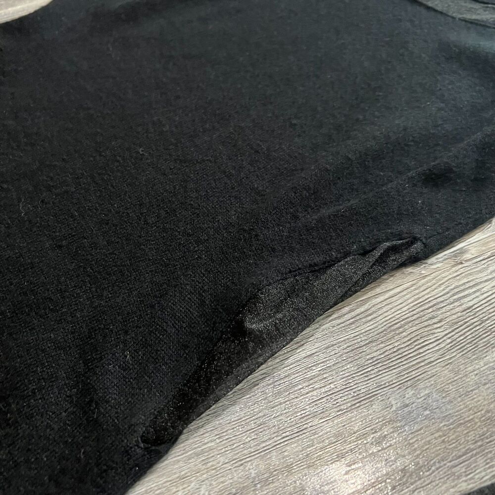 AllSaints Black Sheer Panel Knit Dress US 4 - Picture 8 of 9